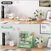 Marbrasse Mesh Desk Organiser, Multifunctional Pen Holder with Drawer, Storage