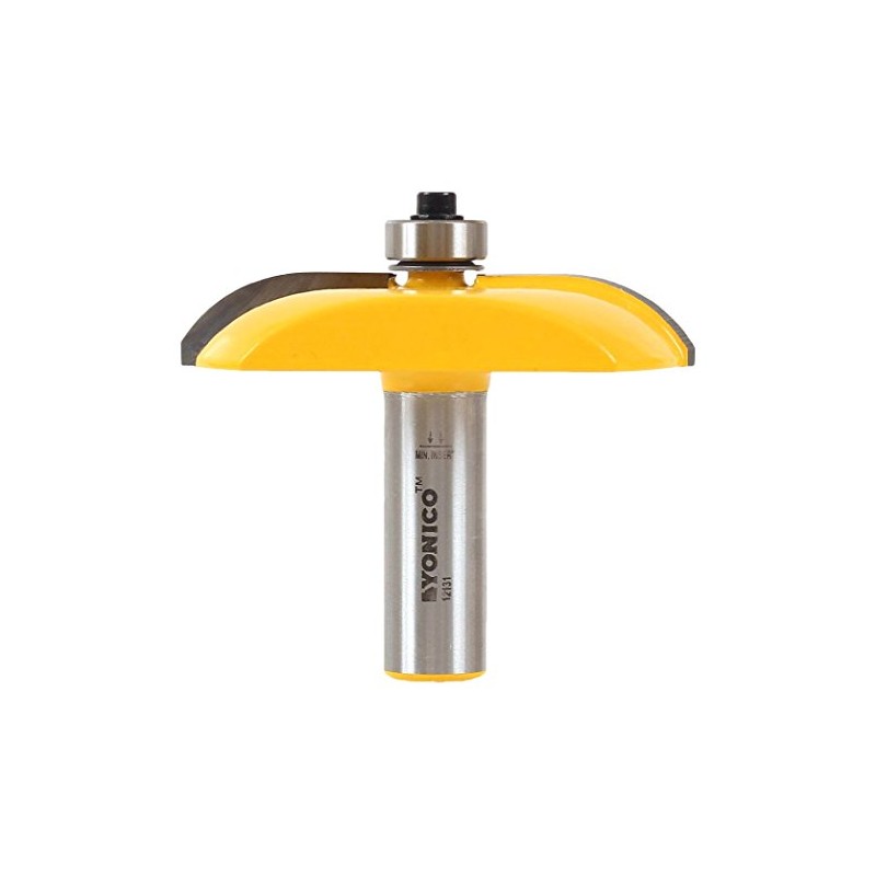 YONICO Router Bits Raised Panel 2-1/2-Inch Diameter Cove 1/2-Inch Shank