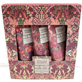 Heathcote & Ivory William Morris At Home Clementine & Clove Hand Cream Trio Red