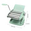 Green Kitchen Manual Pasta Maker Machine With 6 Adjustable Thickness