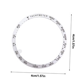 DOITOOL Metal Bezel Watch Watch Protective Case White