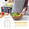 IMIKEYA 2pcs Salad Hands Salad Tongs for Serving Salad Serving