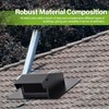 Rossesay Roof Vent Cap with Damper Removable Screen and Bottom