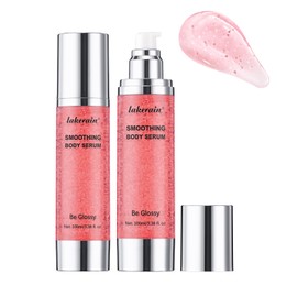 Be Glossy Smoothing Body Serum for Wrinkles - Anti-Aging Formula Infused with Hyaluronic Acid, Vitamin E, Glycerin and Shea Butter - Hydrating & Firming