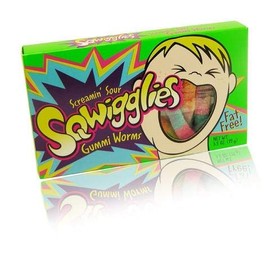 Sqwigglies gomitas acidos dulces 99 Gr Lombriz