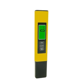 TDS Meter Digital Water Quality Tester for RO-RODI System Drinking Water, Aquariums, Hydroponics, 0-9990 ppm Measuring Range, 1 ppm Increments, 2% Readout Accuracy（Yellow）