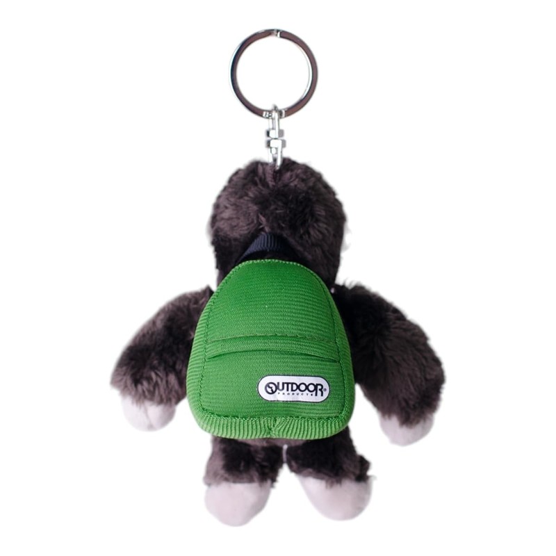 NIKI Gorilla Key Holder, 3.9 inches (10 cm), Backpack, Green,