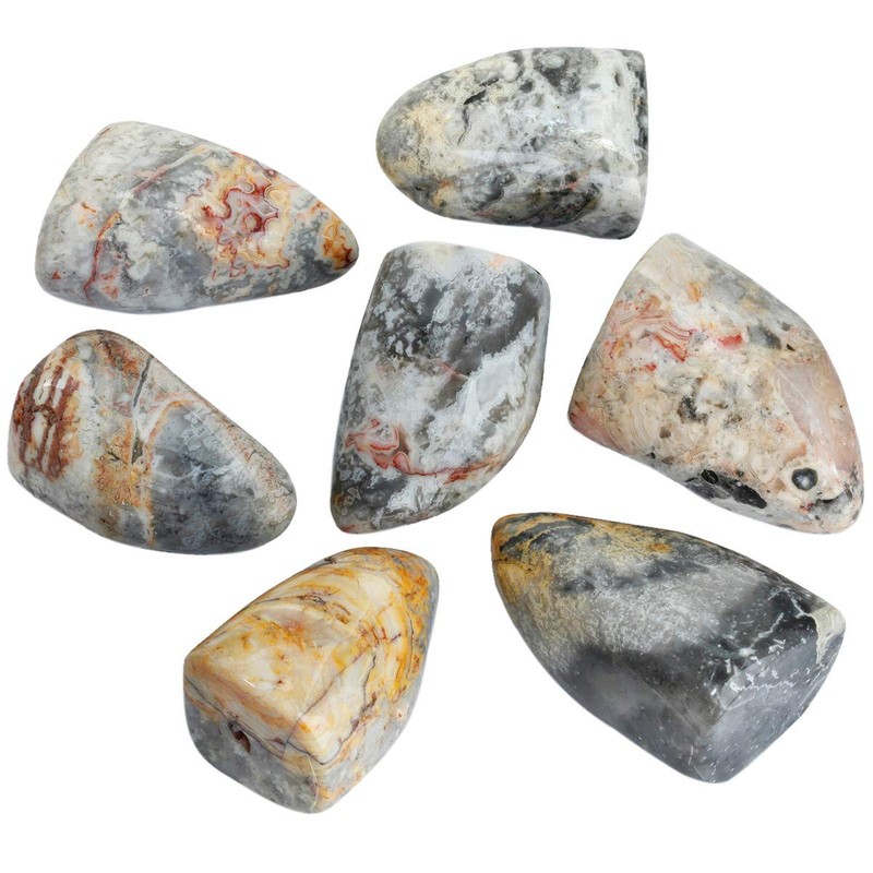 KYEYGWO Irregular Palm Stone Polished Crystal Healing Care Stone for