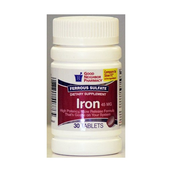 GNP Iron 45 mg (30 tablets)