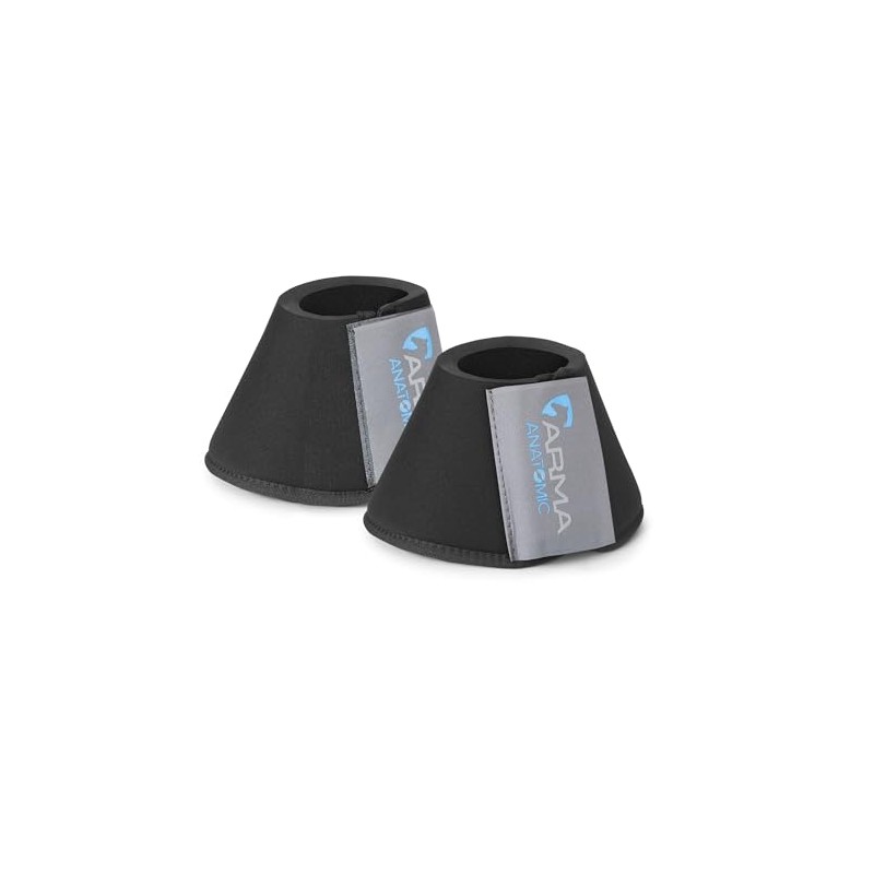 Shires Arma Neoprene Over Reach Boots - Grey: Full