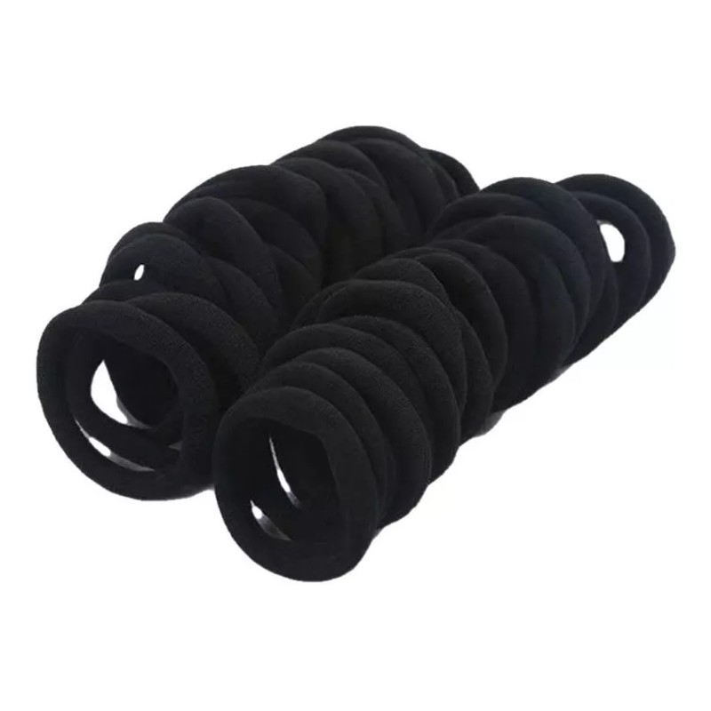 ligas 144 Ligas Para El Cabello, Tamaño Mediano,negro O De