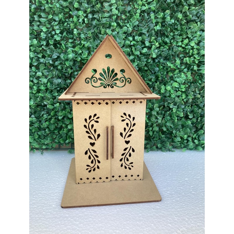 Paquete Kit de 4 Nichos Con Techo Triangular Altar Ofrenda