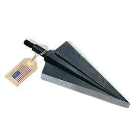 Vantage Point Archery VPA 1 1/8" 2 Blade 300 Grain Right Single Bevel Broadhead, Screw-in, 1045 Carbon Tool Steel 50-52 Rockwell, 3 Pack, Made in The USA