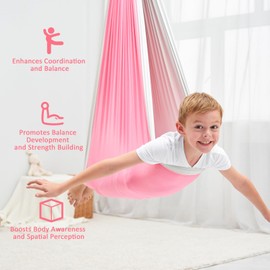 Sensory Swing,Therapy Swing for Kids with Special Needs (Hardware Included),Sensory Swing for ADHD, Autism, Sensory Processing,Double Layer Therapy Swing