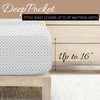 Linen Market Double-Brushed Patterned Microfiber California King Sheet Set 4