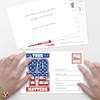 Your Vote Matters – Blank Patriotic Voting Post Cards for