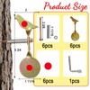 e5e10 Spinner Shooting Targets for BB Gun Shooting 6 Pack