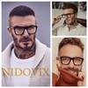 NIDOVIX Trendy Square Blue Light Blocking Glasses for Men Women,