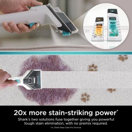 Shark StainStriker Pro Bundle for All Shark StainStriker Portable Cleaners, for Carpets & Area Rugs, Instantly Eliminates Odors, 32oz OXY Multiplier and 16oz Deep Clean Pro, PXCMBUNDLE