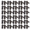 30 Pieces Small Box Latch Hasps, Antique Right Latch Hook