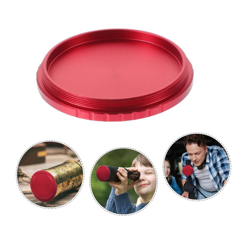 CAXUSD Metal Threaded Dust Cap for Telescope Eyepiece Cover Easy