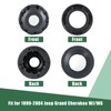 Front Rear Upper & Lower Coil Spring Isolators Kit Fits