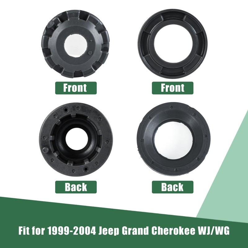 Front Rear Upper & Lower Coil Spring Isolators Kit Fits