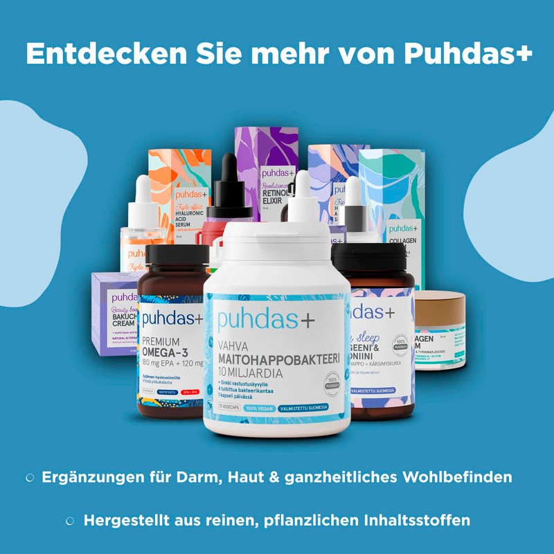 Puhdas+ Strong Lactic Acid Bacteria 10 Billion 75 Capsules