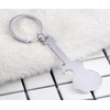 Sportigo ® Guitar Keyring with Bottle Opener in Silver /