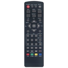 Ersatz Fernbedienung Fit für PremiumX Full HD Digital Terrestrischer Receiver Kabel Receiver FTA540T DVB-T2 H.265 FTA530C DVB-C H.264 HD 530C FTA DVB-C/C2 HD 540T FTA DVB-T/T2