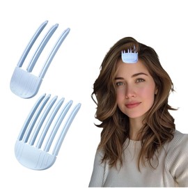 2 x Volumising Hair Clips for Fluffy Bangs, Easy High Crown Volume Tool for Women and Men, No Crease Hair, Root Lifting Clips for Puffy Lazy Hairstyle, Volumising Root Lifting Comb
