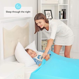 Sensory Compression Blanket | Lycra Bed Sheet for Kids & Adults | Deep Relaxing Feeling, Release Oxytocin | Helps with: SPD, Anxiety, ADHD, Autism and More | Breathable, Cool & Stretchable | Single