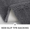 Homaxy Bathroom Rug, Non-Slip Washable Bath Mat, Soft Fluffy Bath