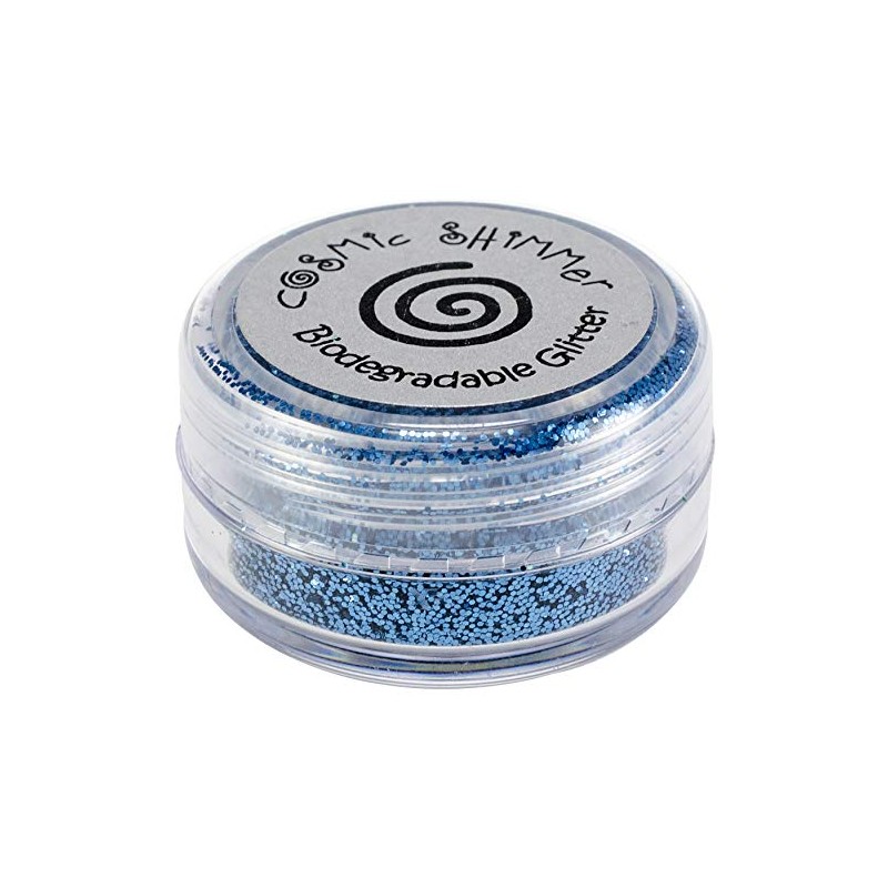 Creative Expressions Cosmic Shimmer Biodegradable Glitter Ocean Blue 10ml