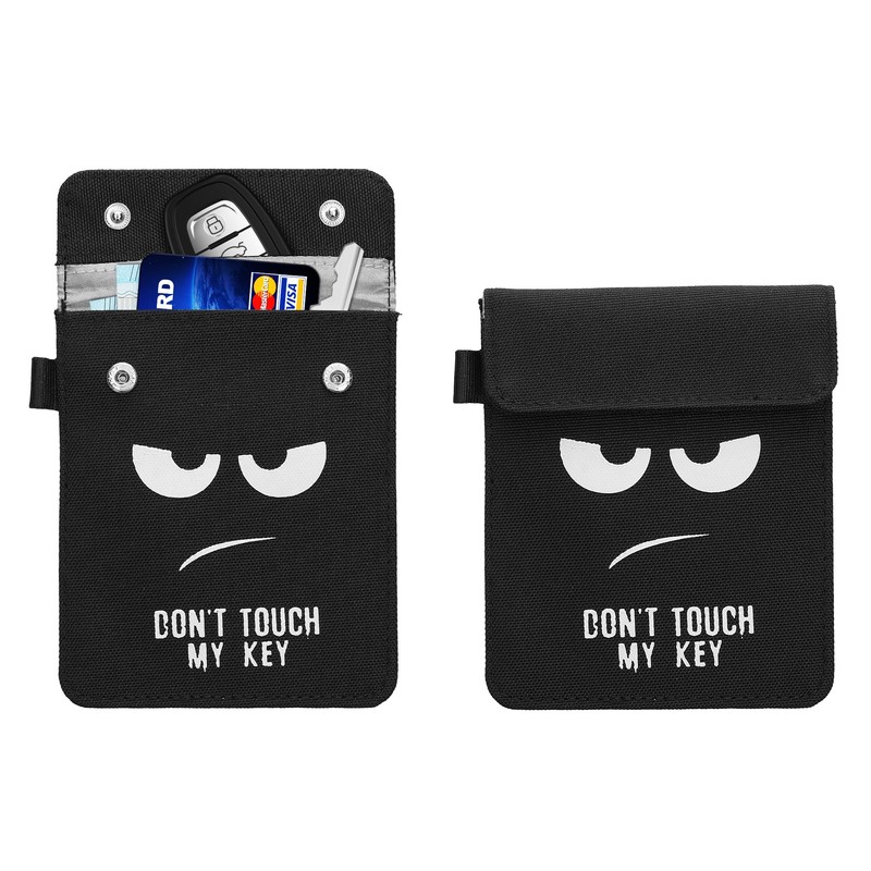 kwmobile Car Keychain Case for Car Keys - RFID Signal