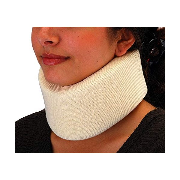 NOVA Neck Brace, Foam Cushion Cervical Collar, Soft & Breathable Removable Cover, Easy to Adjust and Secure, Comes in 3 Neck Height Sizes: 2.75”, 3.5” & 4”