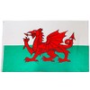 5Ft X 3Ft Wales Welsh Flag With Eyelets Red Dragon