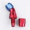 AC PERFORMANCE Aluminum One Piece Full Flow Swivel 45 Degree