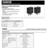 2Pcs Automotive Relay G8HE-1C7T-R1-DC12 20A 5Pins 12VDC SPDT