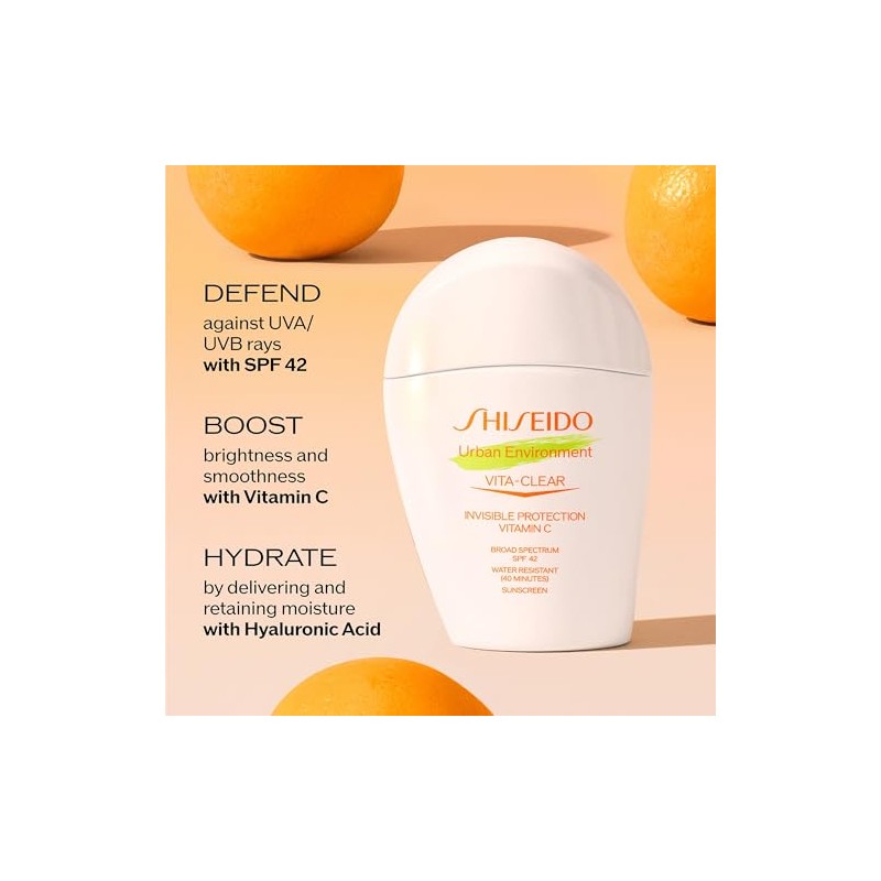 Shiseido Protector Solar Urban Environment Vita-Clear Fps 42 - Fórmula