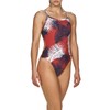 ARENA Palm Forest Challenge Back MaxLife One Piece Swimsuit, Red