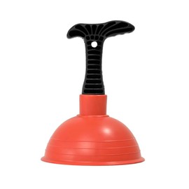 ChuTonTu Powerful Plunger Unclogging Tool for Toilet Kitchen Sink, Shower, Bathroom Drains, Bath, red