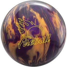 Ebonite Fireball Purple/Gold Bowling Ball (13, Pounds)