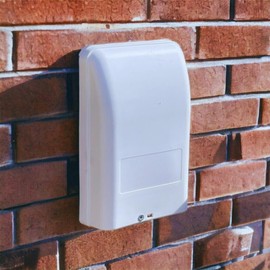 White Outdoor compatible Virgin Media Replacement Junction Box – Secure Housing for Telephone, TV, Superhub, Modem Leads, and Electrical Connections on External Walls