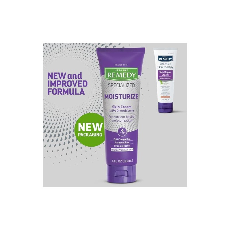Medline Remedy Crema Piel Especializada Onzas Fórmula Hidratante Nutritiva Seca