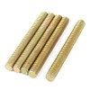 Sourcingmap 1.25mm Pitch M8 x 75mm Male Threaded Rod Bar
