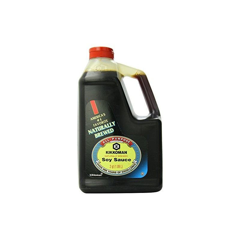 Kikkoman Soy Sauce, soy sauce, 64 fl oz