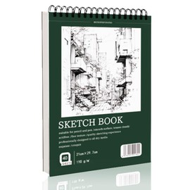 Spiral Art Creation Sketchbook Drawing Paper Notebook Sketch Books Pads for Drawing
