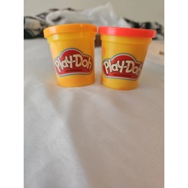 Play-Doh Pack of 2; 1 Pink and 1 Orange 1oz. Playdoh Modeling Clay