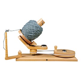 Antique Vintage Wooden Yarn Winder for Knitting and Crocheting Wool Yarn String and Fiber Ball Winder by Sunrise Wood Store (Beechwood Winder)